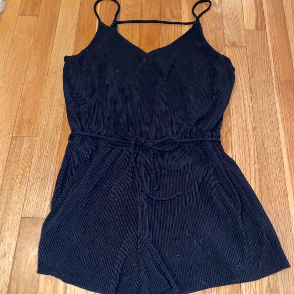 M black ribbed Target romper